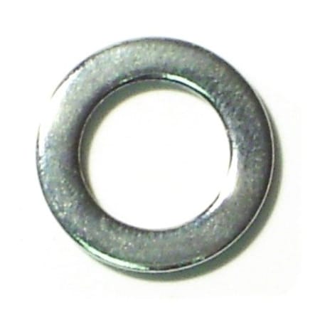 Midwest Fastener Flat Washer, For Screw Size 3/8" , Steel Chrome Plated Finish, 10 PK 74364